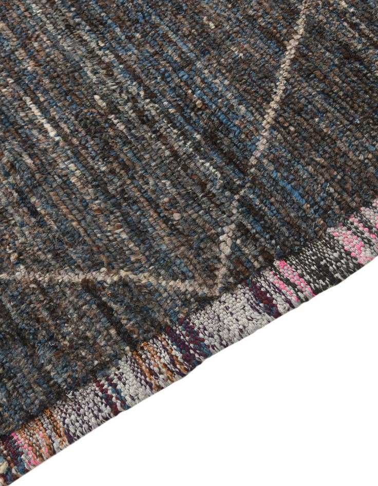 Detail image of  9' 1 x 12' 8  Hand Knotted Moroccan Wool Rug