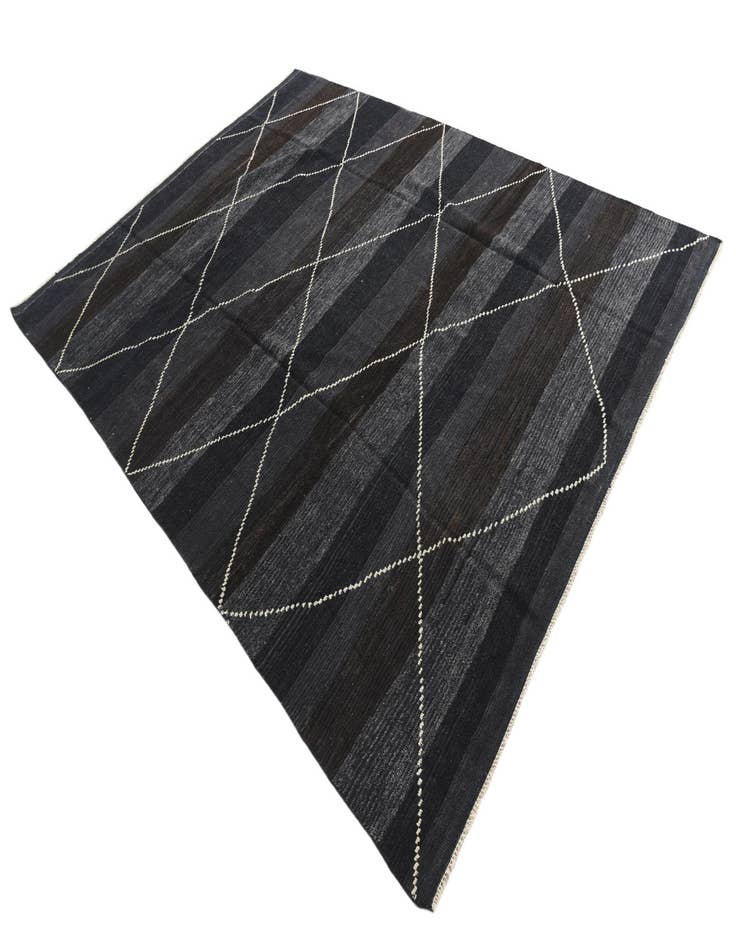 Detail image of  8' 2 x 10' 10  Hand Knotted Moroccan Wool Rug