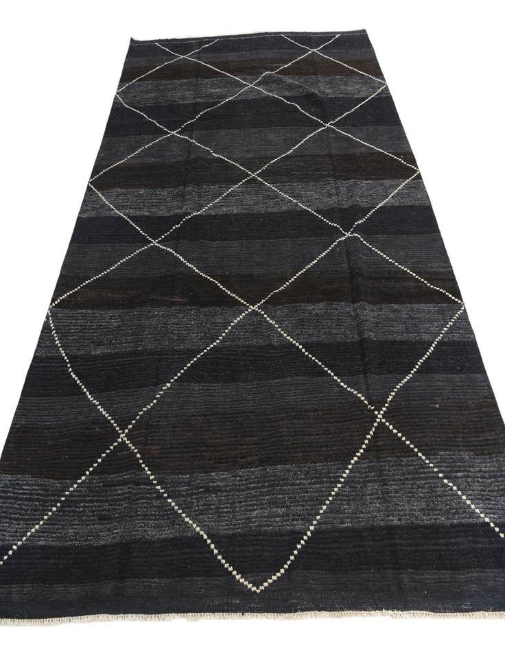 Detail image of  8' 2 x 10' 10  Hand Knotted Moroccan Wool Rug