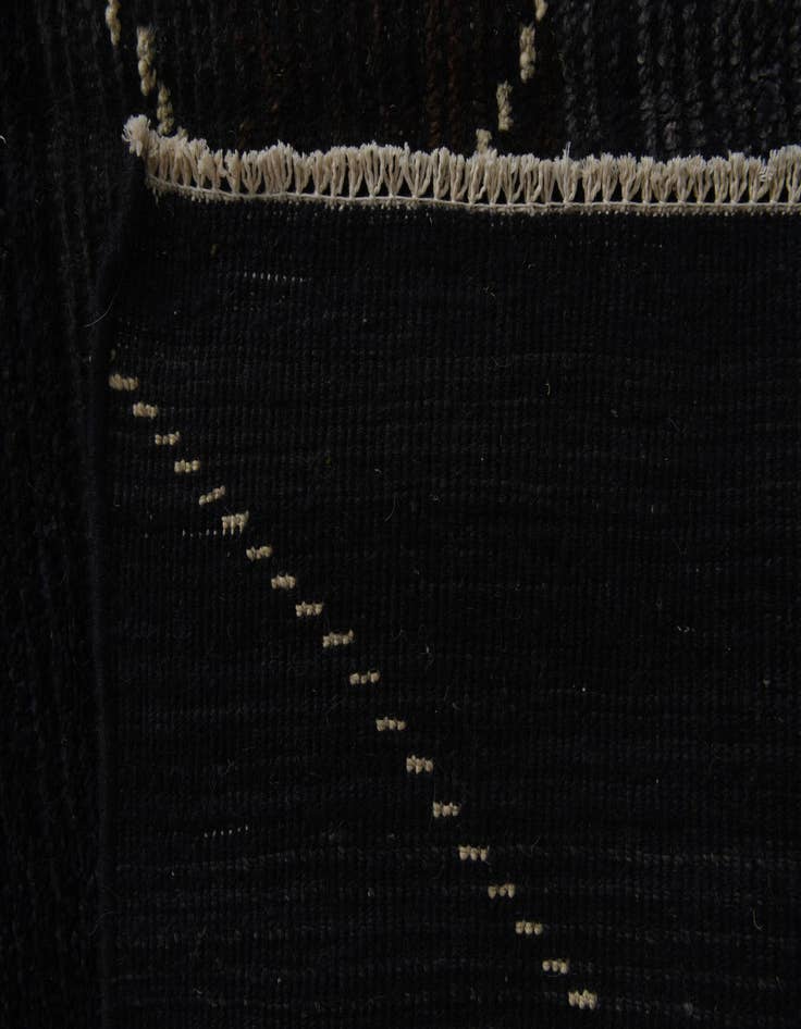 Detail image of  8' 2 x 10' 10  Hand Knotted Moroccan Wool Rug