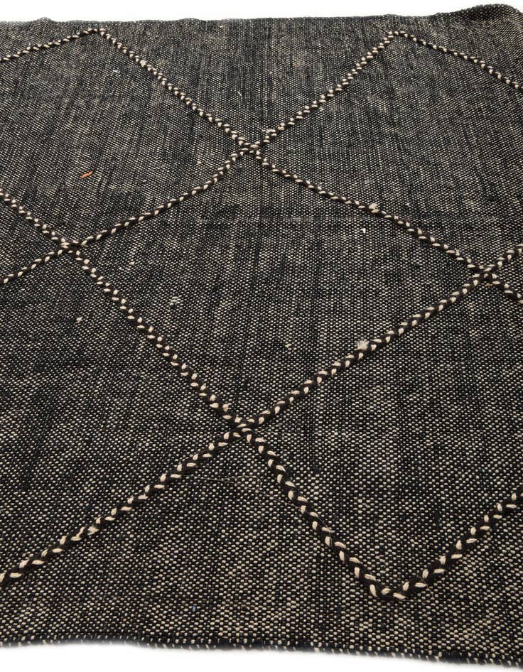 Detail image of  6' 9 x 9' 5  Hand Knotted Moroccan Wool Rug