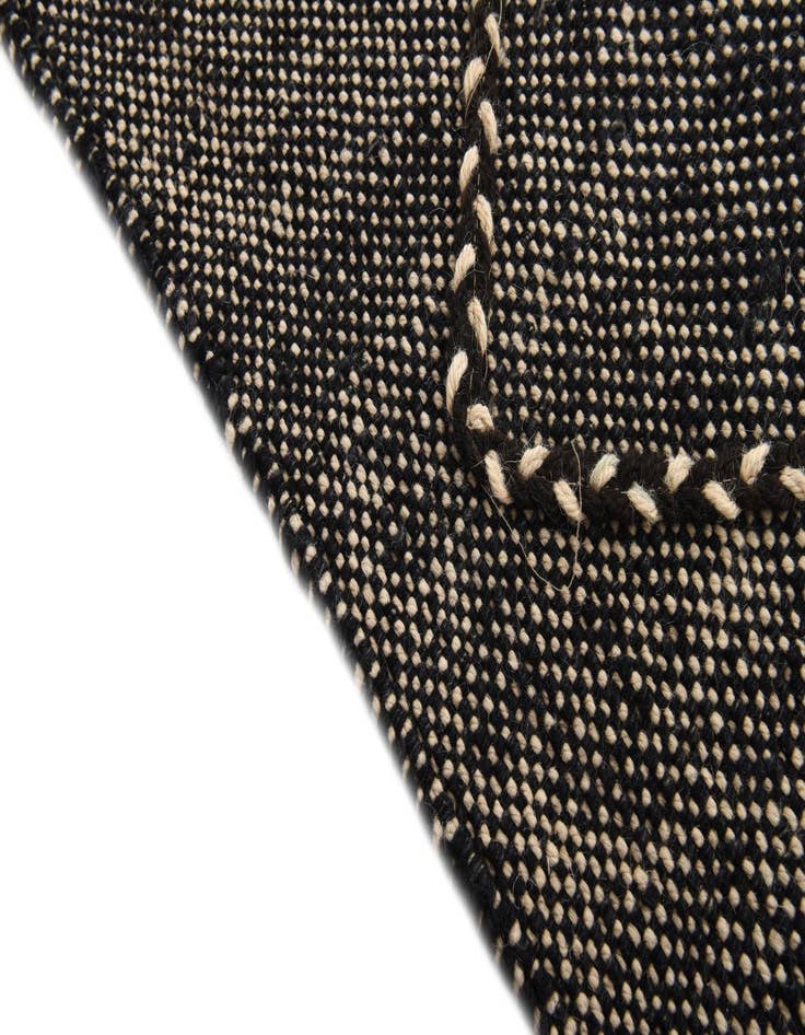 Detail image of  6' 9 x 9' 5  Hand Knotted Moroccan Wool Rug