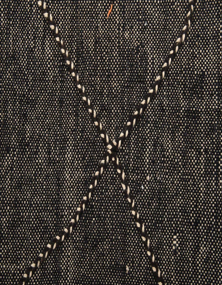 Detail image of  6' 9 x 9' 5  Hand Knotted Moroccan Wool Rug