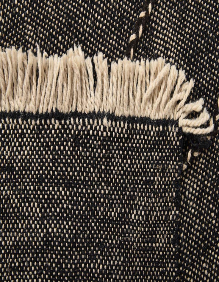 Detail image of  6' 9 x 9' 5  Hand Knotted Moroccan Wool Rug