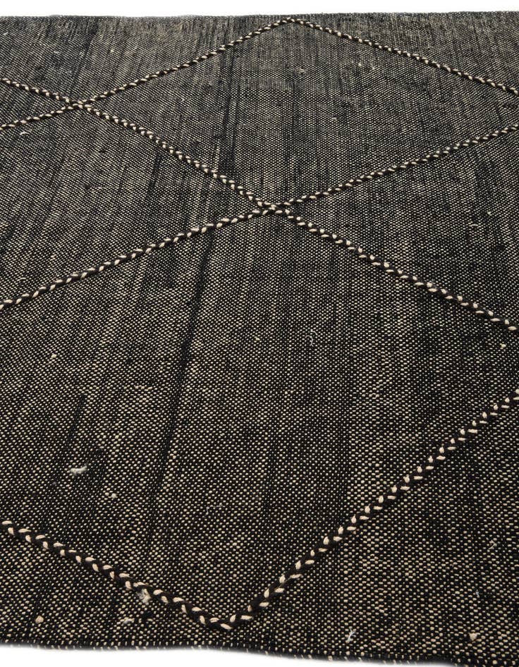 Detail image of  7' x 9' 8  Hand Knotted Moroccan Wool Rug