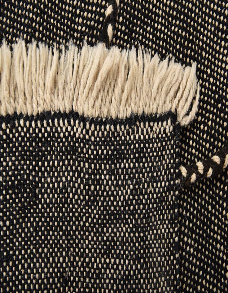 Detail image of  7' x 9' 8  Hand Knotted Moroccan Wool Rug