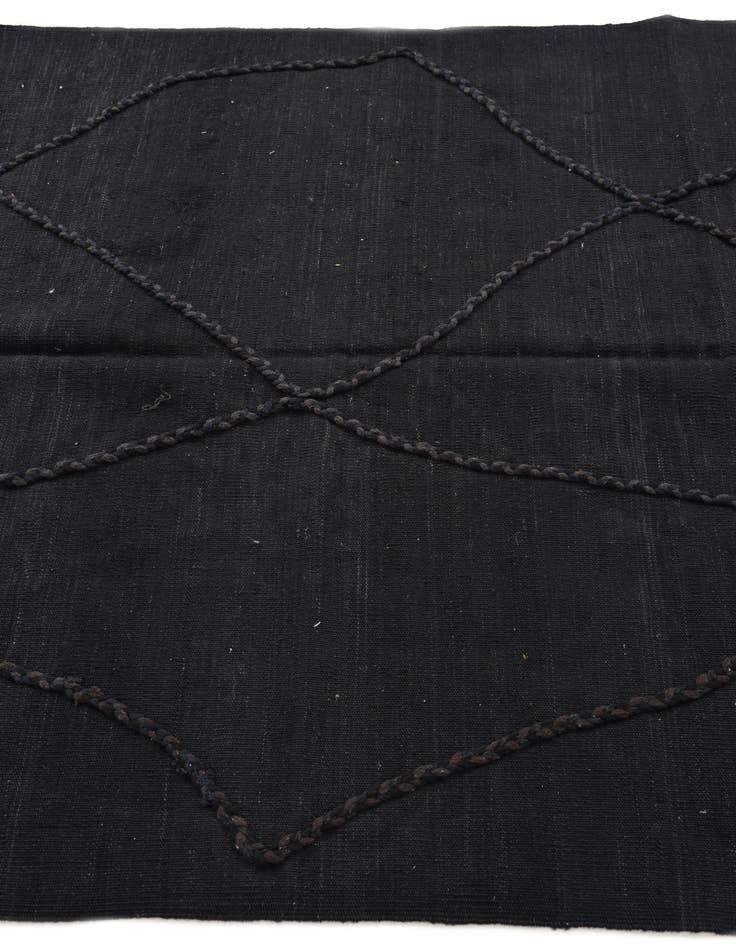 Detail image of  4' 9 x 6' 4  Hand Knotted Moroccan Wool Rug