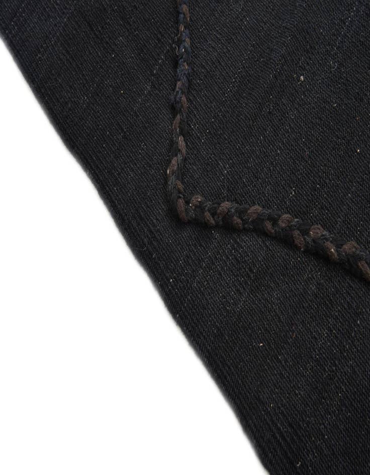 Detail image of  4' 9 x 6' 4  Hand Knotted Moroccan Wool Rug