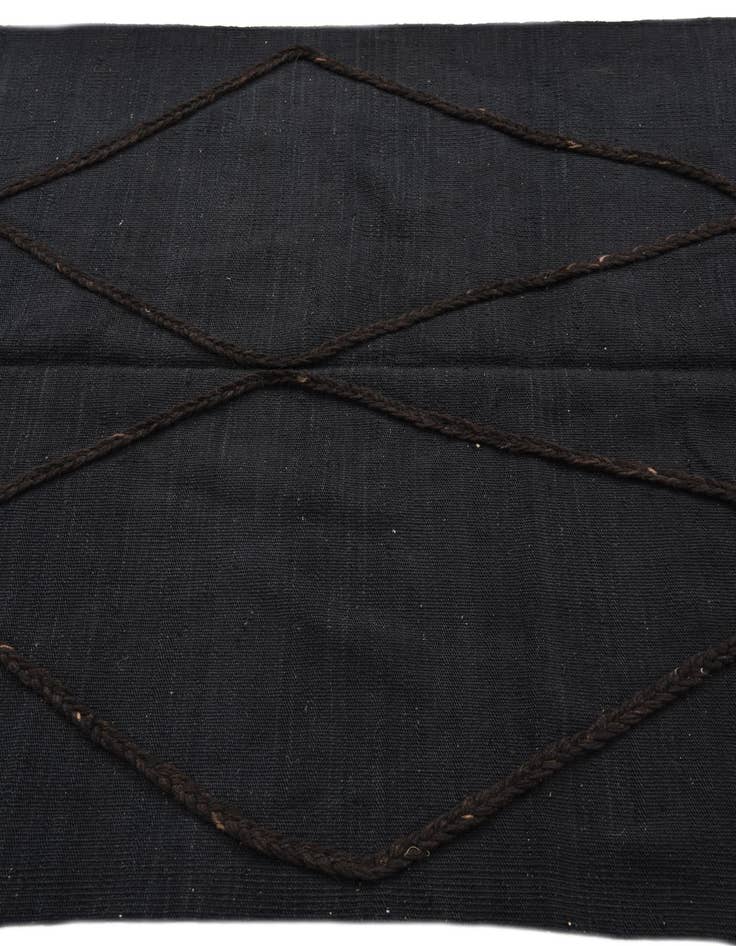 Detail image of  4' 2 x 6'  Hand Knotted Moroccan Wool Rug