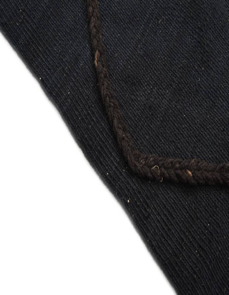 Detail image of  4' 2 x 6'  Hand Knotted Moroccan Wool Rug