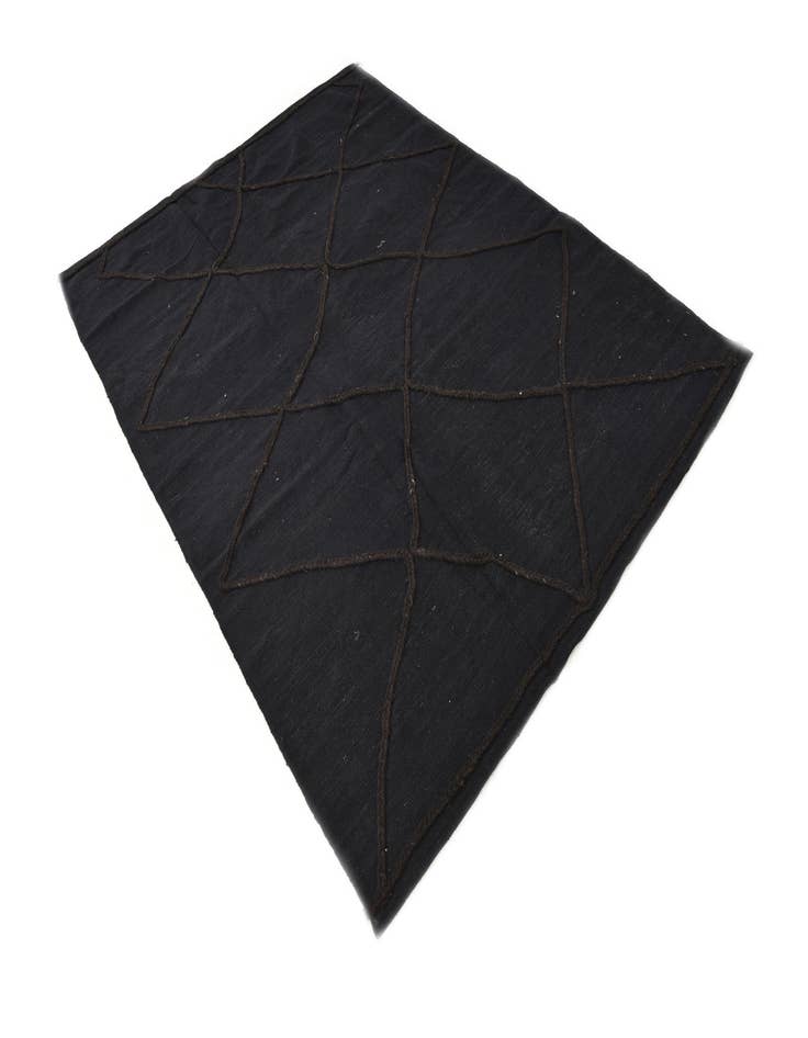 Detail image of  5' 8 x 7' 10  Hand Knotted Moroccan Wool Rug