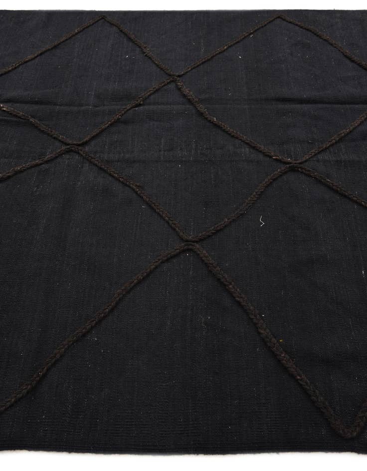 Detail image of  5' 8 x 7' 10  Hand Knotted Moroccan Wool Rug