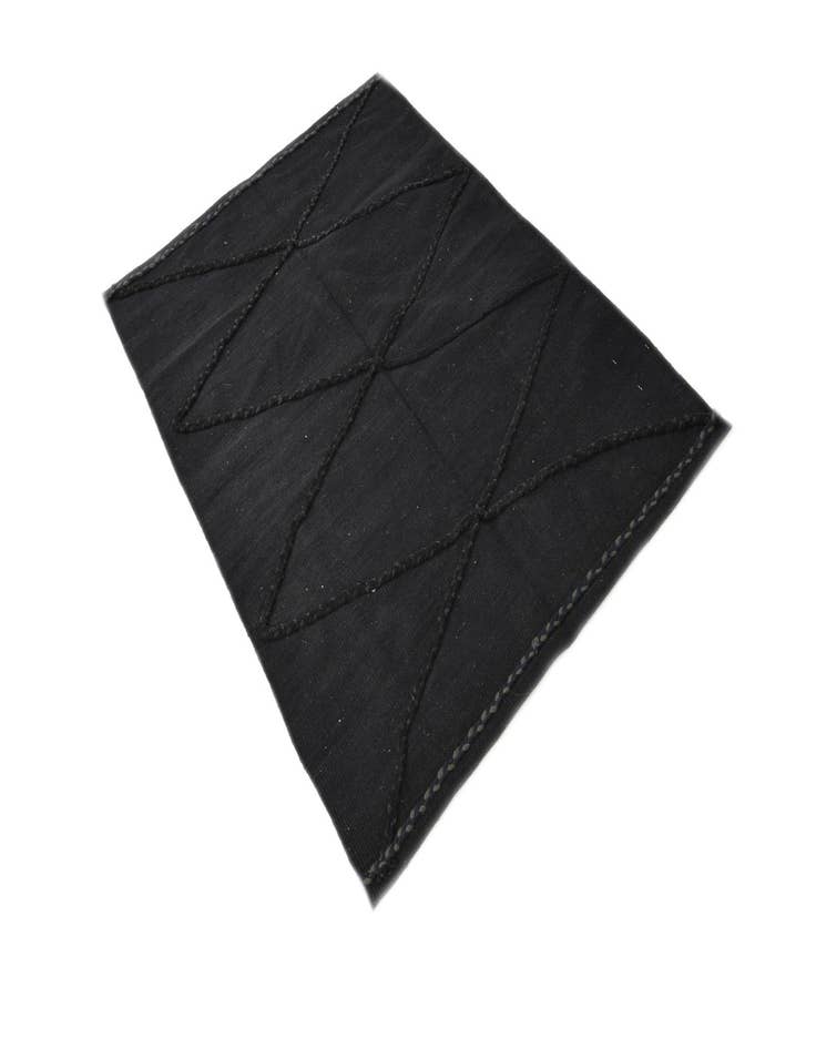 Detail image of  3' 6 x 4' 11  Hand Knotted Moroccan Wool Rug