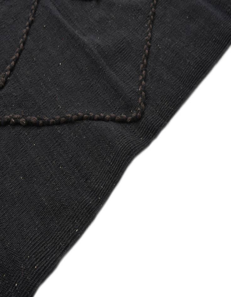 Detail image of  3' 6 x 5'  Hand Knotted Moroccan Wool Rug