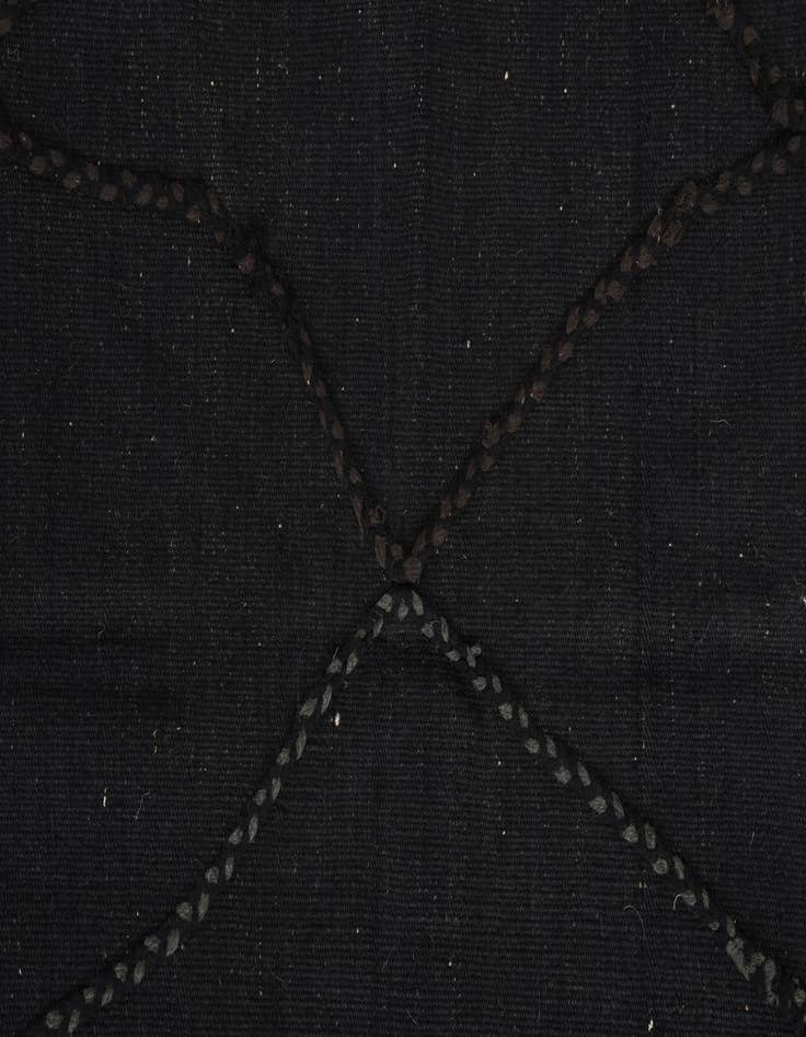 Detail image of  3' 6 x 5'  Hand Knotted Moroccan Wool Rug