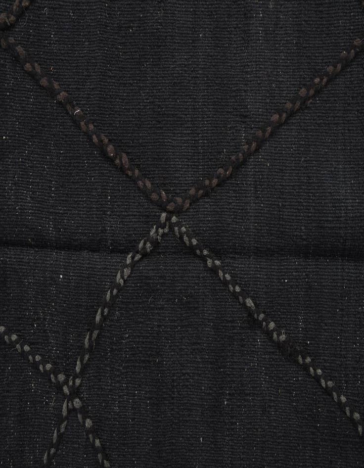 Detail image of  3' 6 x 4' 10  Hand Knotted Moroccan Wool Rug