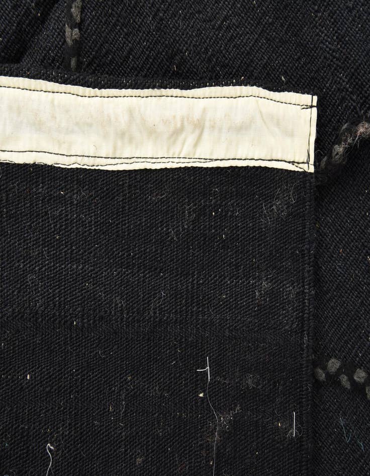 Detail image of  3' 6 x 4' 10  Hand Knotted Moroccan Wool Rug