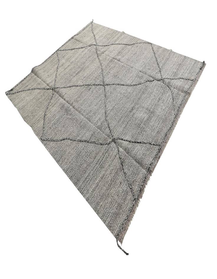 Detail image of  8' 2 x 9' 8  Hand Knotted Moroccan Wool Rug