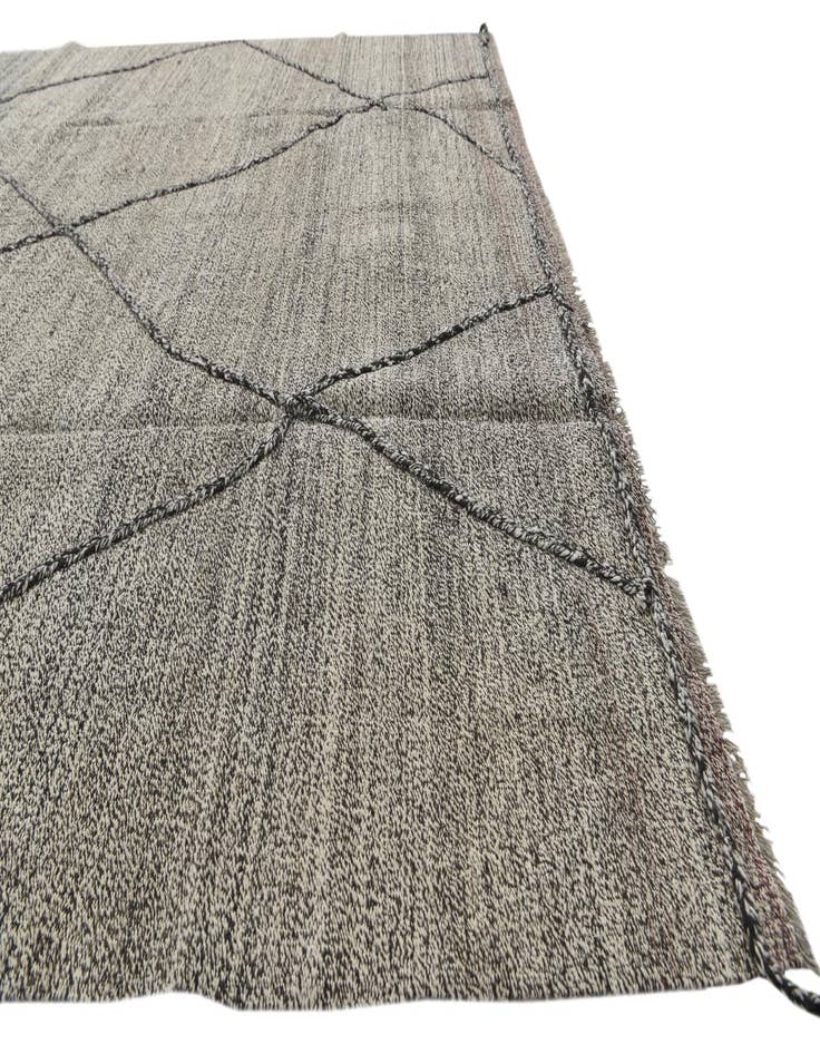 Detail image of  8' 2 x 9' 8  Hand Knotted Moroccan Wool Rug