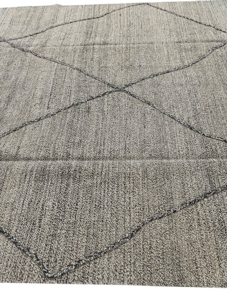 Detail image of  8' 2 x 9' 8  Hand Knotted Moroccan Wool Rug