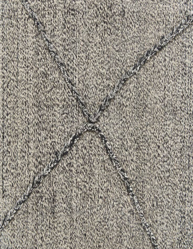 Detail image of  8' 2 x 9' 8  Hand Knotted Moroccan Wool Rug