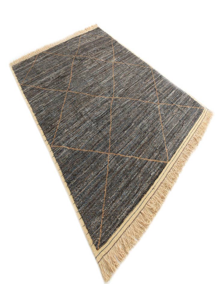 Detail image of  7' 10 x 10' 6  Hand Knotted Moroccan Wool Rug