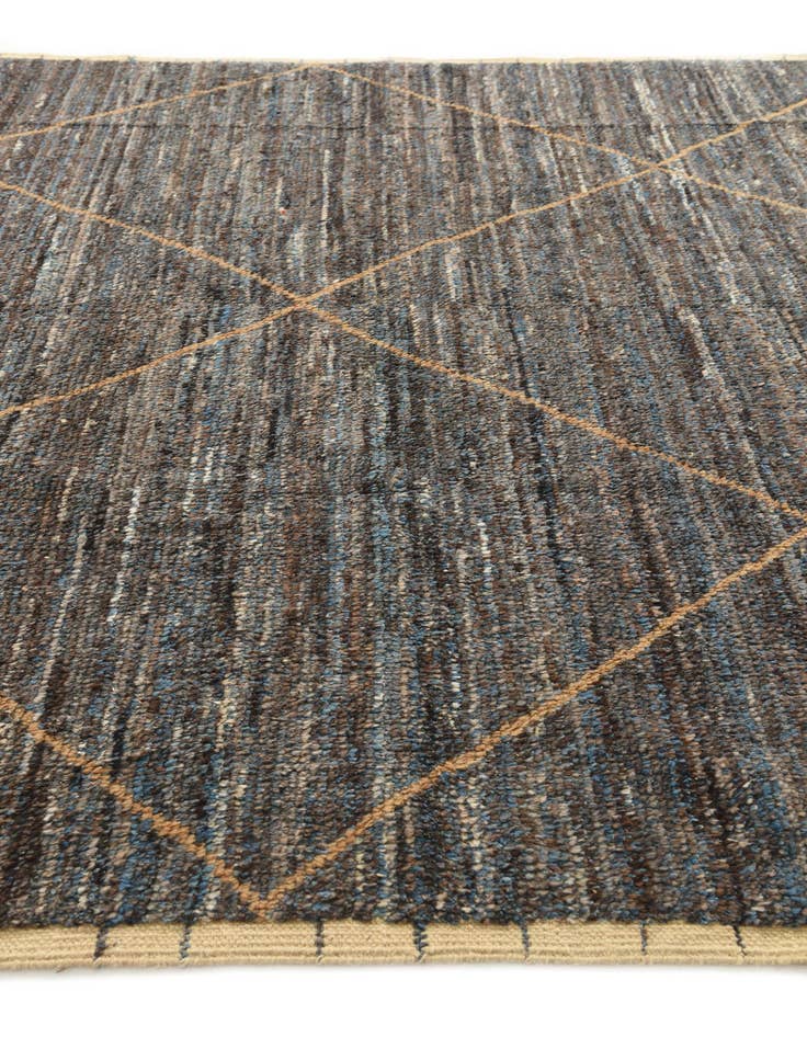 Detail image of  7' 10 x 10' 6  Hand Knotted Moroccan Wool Rug