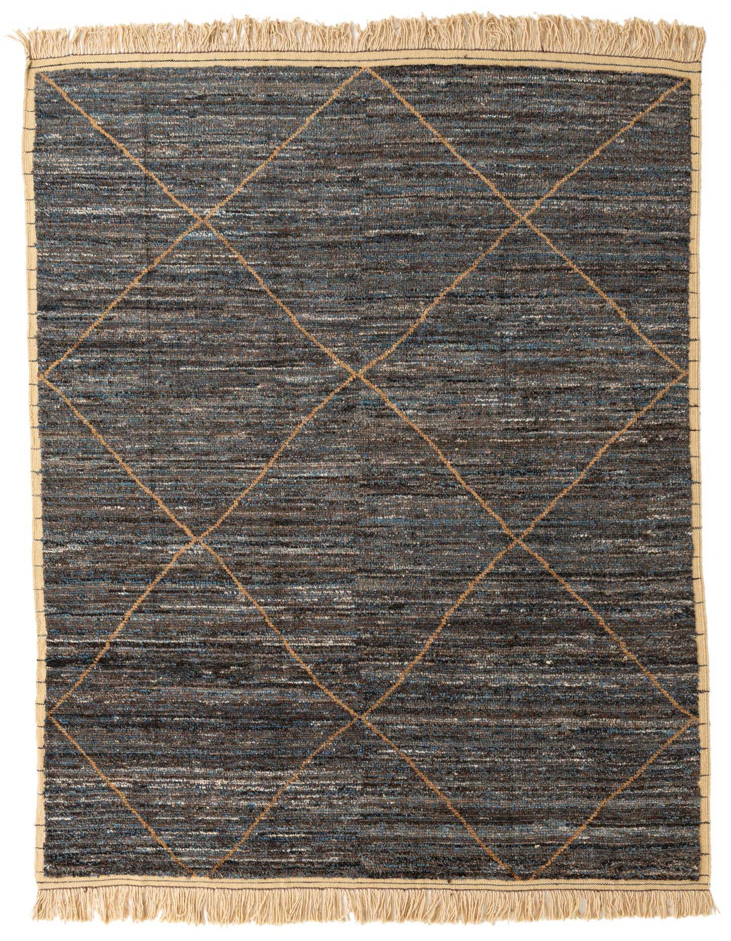 Primary image of  7' 10 x 10' 6  Hand Knotted Moroccan Wool Rug