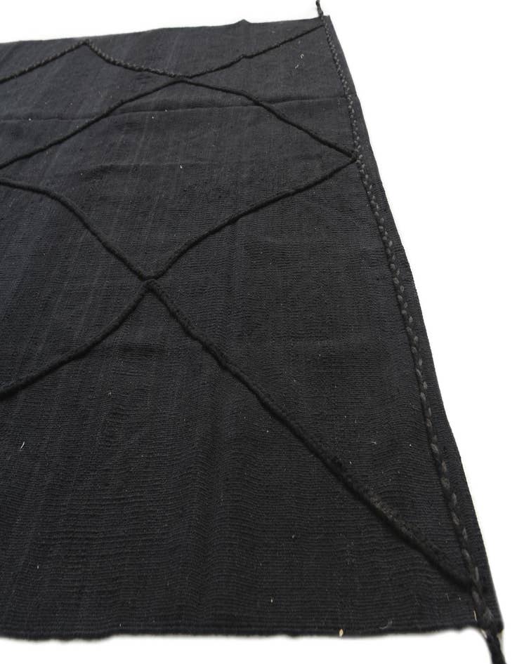 Detail image of  5' 8 x 8'  Hand Knotted Moroccan Wool Rug