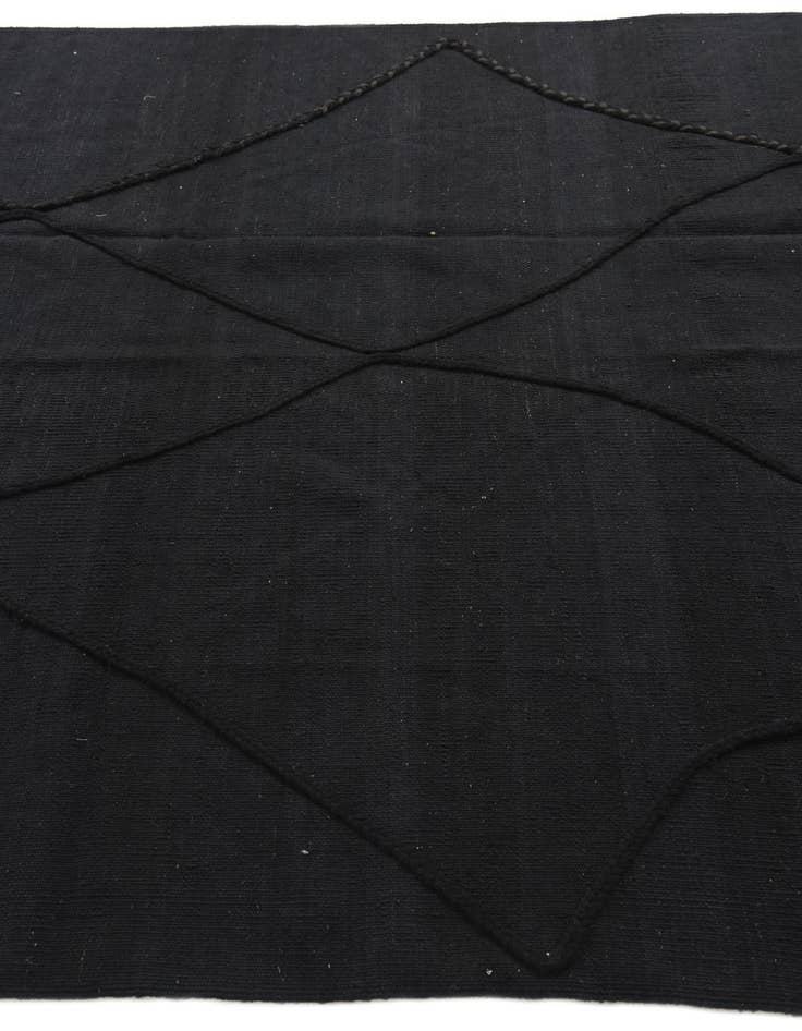 Detail image of  5' 8 x 8'  Hand Knotted Moroccan Wool Rug