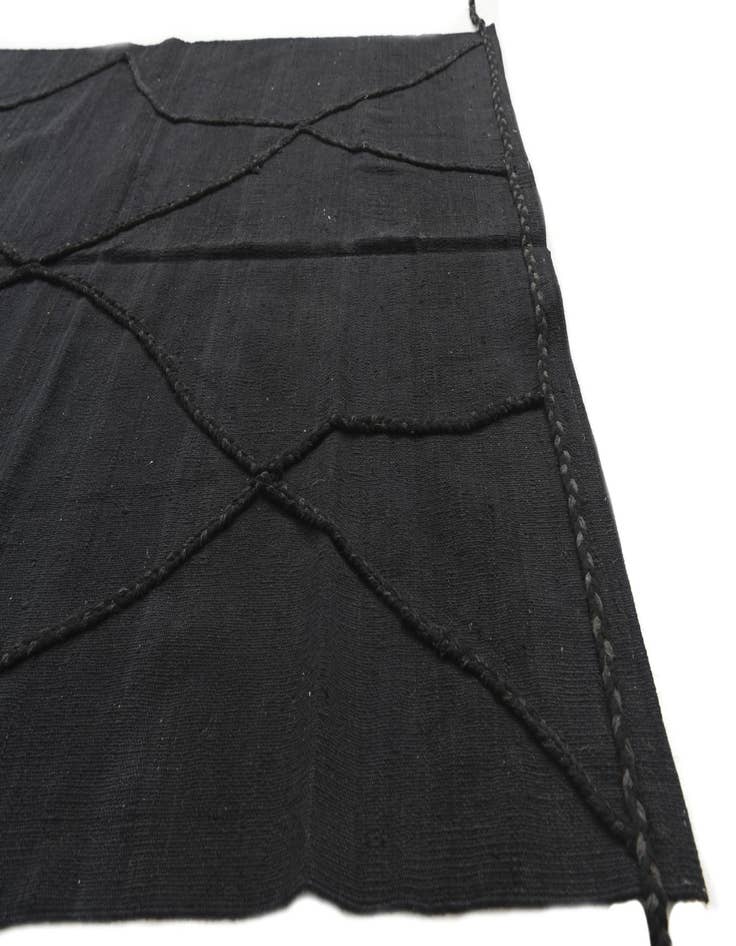 Detail image of  4' 10 x 6' 6  Hand Knotted Moroccan Wool Rug