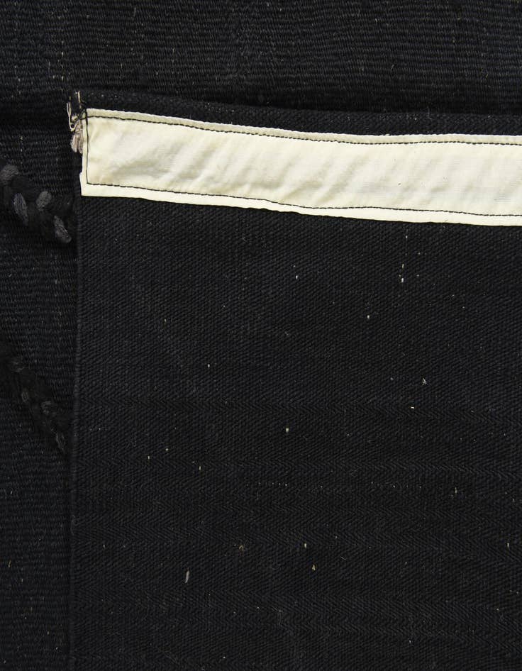 Detail image of  4' 10 x 6' 6  Hand Knotted Moroccan Wool Rug