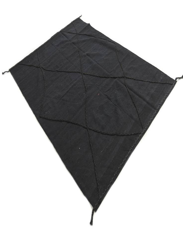 Detail image of  5' 6 x 7' 7  Hand Knotted Moroccan Wool Rug