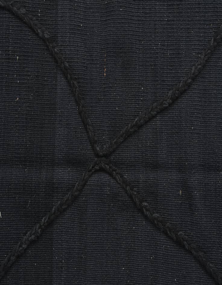 Detail image of  3' 5 x 5'  Hand Knotted Moroccan Wool Rug