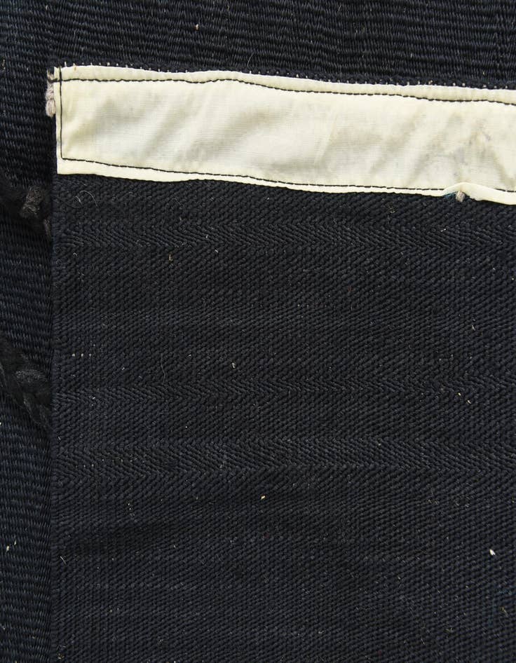 Detail image of  3' 5 x 5'  Hand Knotted Moroccan Wool Rug