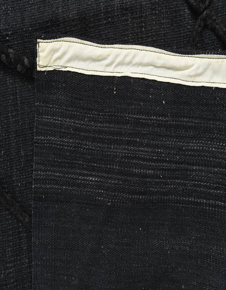 Detail image of  5' 8 x 7' 9  Hand Knotted Moroccan Wool Rug