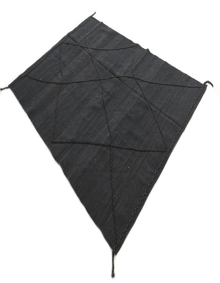 Detail image of  5' 8 x 7' 10  Hand Knotted Moroccan Wool Rug