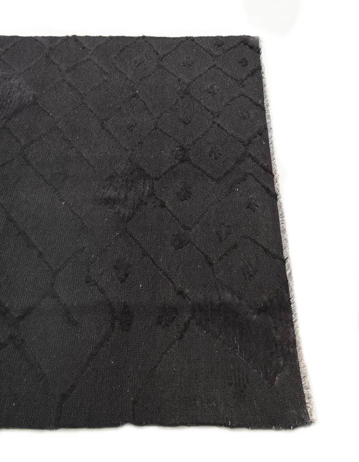 Detail image of  4' 8 x 6' 9  Hand Knotted Moroccan Wool Rug