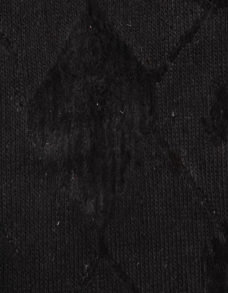 Detail image of  4' 8 x 6' 9  Hand Knotted Moroccan Wool Rug