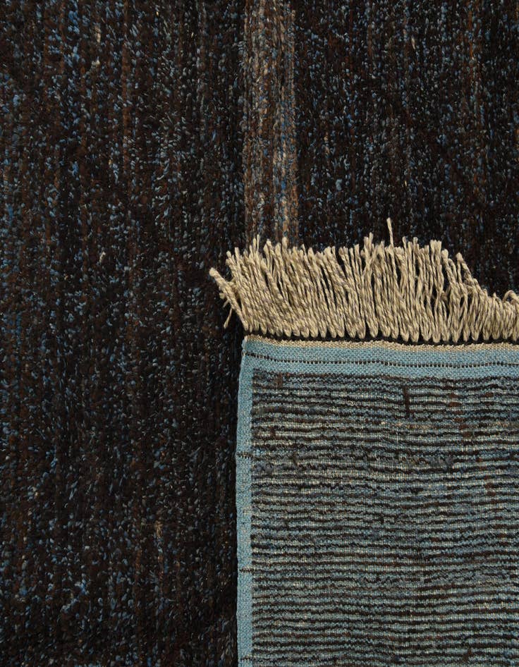 Detail image of  6' 1 x 9' 5  Hand Knotted Moroccan Wool Rug