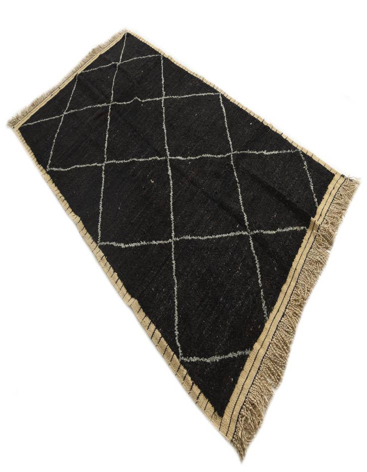 Detail image of  5' x 8' 10  Hand Knotted Moroccan Wool Rug