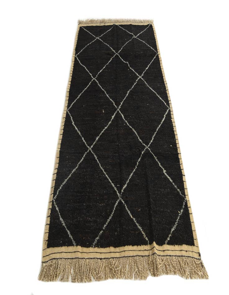 Detail image of  5' x 8' 10  Hand Knotted Moroccan Wool Rug