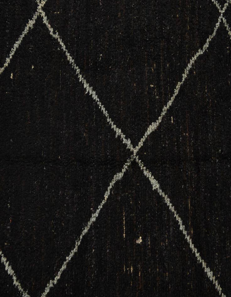 Detail image of  5' x 8' 10  Hand Knotted Moroccan Wool Rug