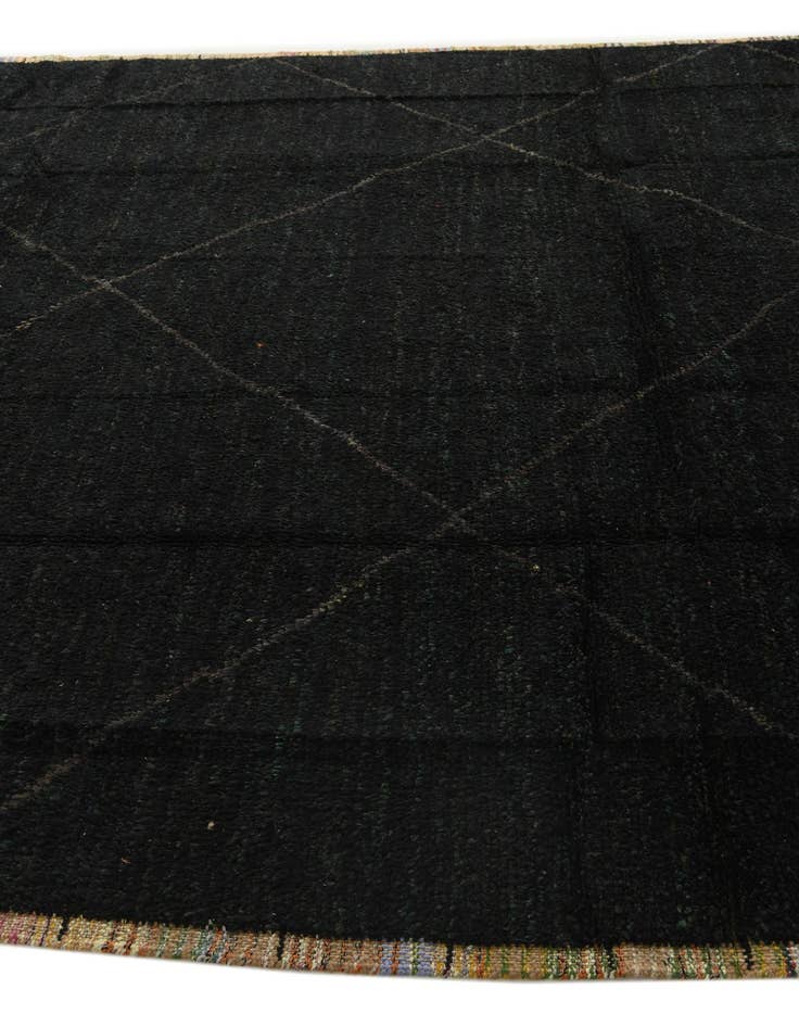 Detail image of  8' 1 x 10' 7  Hand Knotted Moroccan Wool Rug