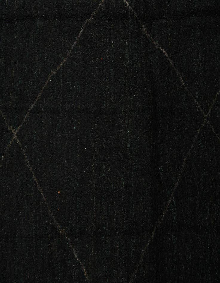 Detail image of  8' 1 x 10' 7  Hand Knotted Moroccan Wool Rug