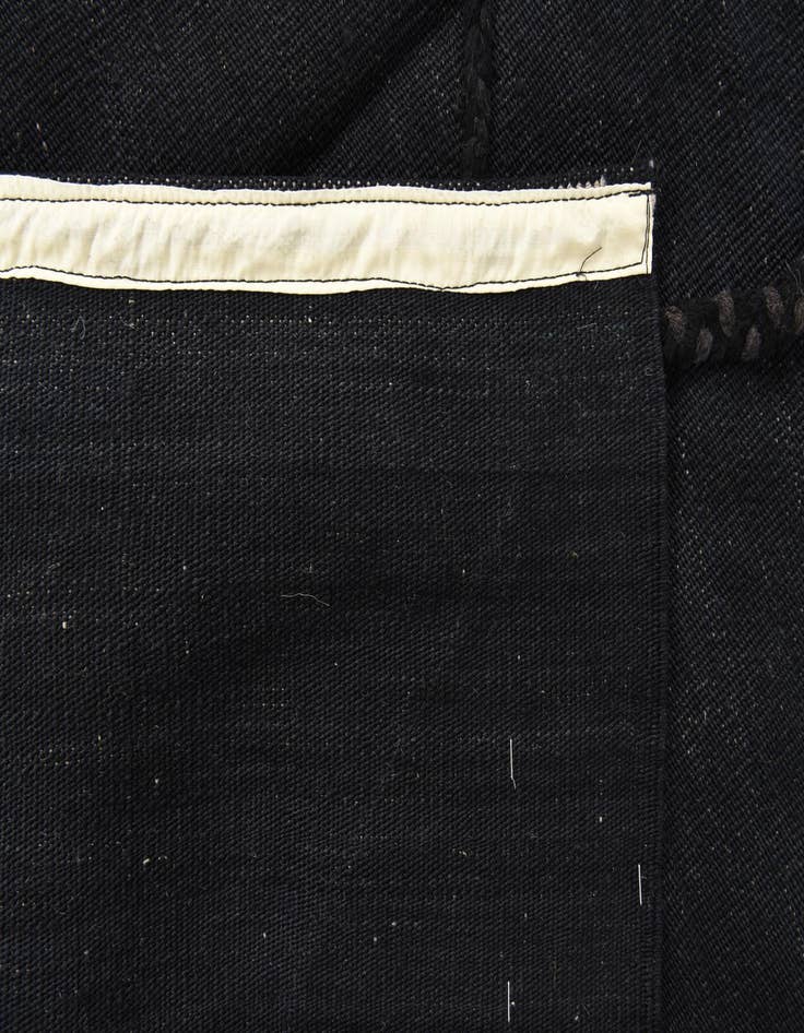 Detail image of  5' 8 x 8'  Hand Knotted Moroccan Wool Rug