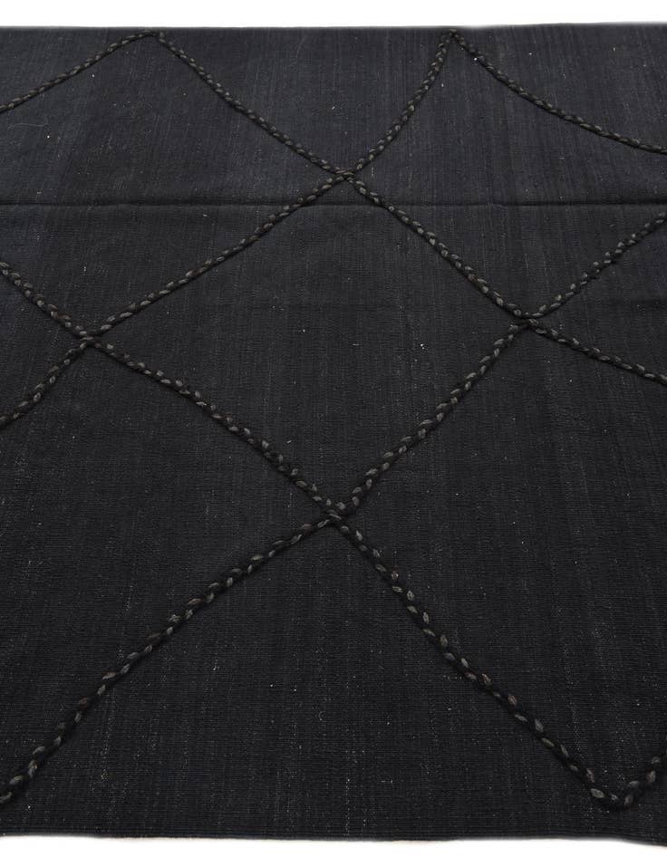 Detail image of  5' 9 x 7' 11  Hand Knotted Moroccan Wool Rug