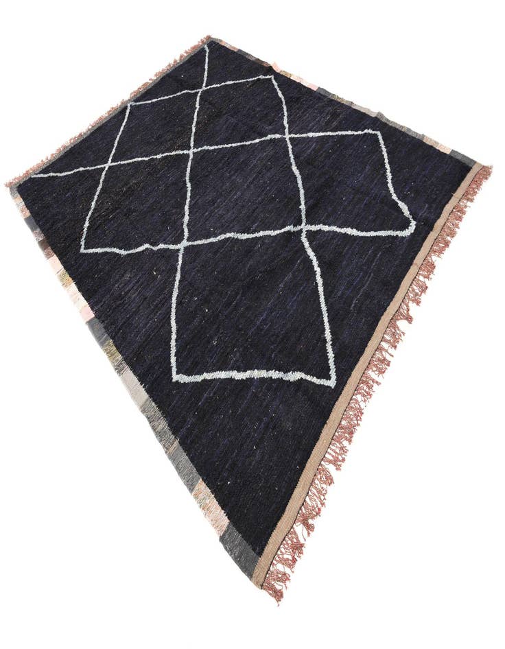 Detail image of  8' 2 x 10' 5  Hand Knotted Moroccan Wool Rug