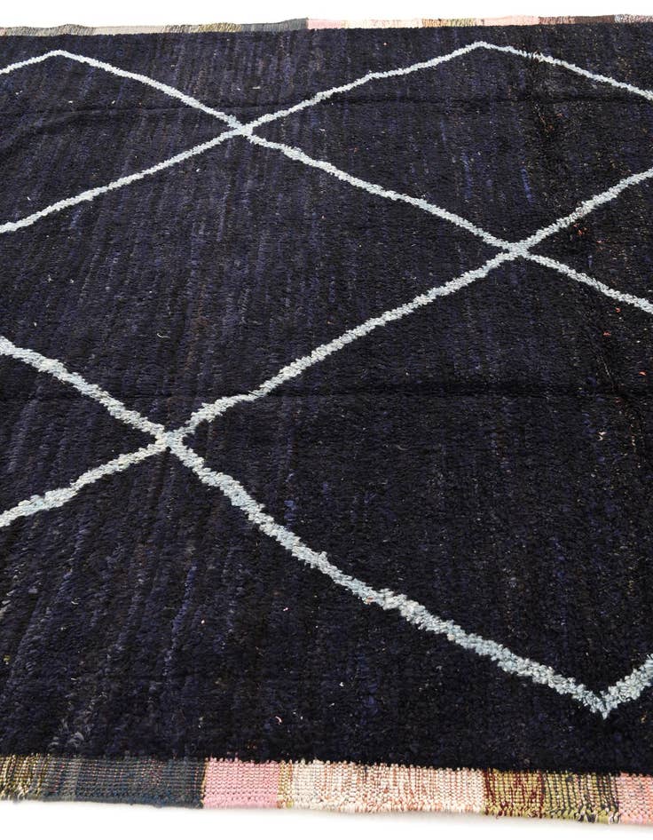 Detail image of  8' 2 x 10' 5  Hand Knotted Moroccan Wool Rug