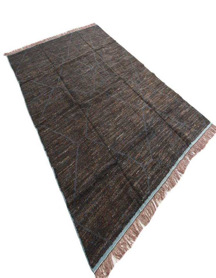 Detail image of  8' 10 x 12' 7  Hand Knotted Moroccan Wool Rug